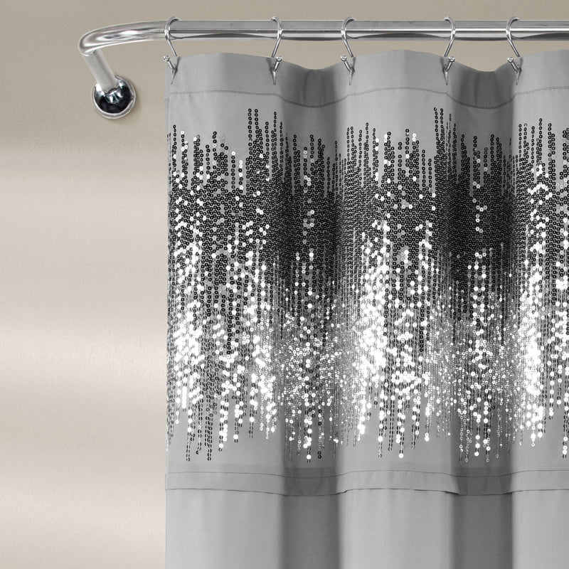 Shimmer Sequins Shower Curtain