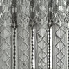 Boho Macrame Textured Cotton Window Curtain