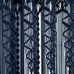 Boho Macrame Textured Cotton Window Curtain