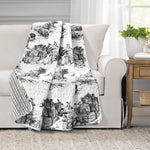 French Country Toile Throw