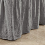 Ruched Ruffle Elastic Easy Wrap Around Bed Skirt