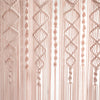 Boho Macrame Textured Cotton Window Curtain