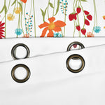 Clarissa Floral Room Darkening Window Curtain Panel Set
