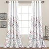 Clarissa Floral Room Darkening Window Curtain Panel Set