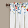 Neela Birds Light Filtering Window Curtain Panel Set