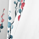 Mirabelle Watercolor Floral Room Darkening Window Curtain Panel Set