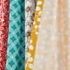 Boho Patch Window Curtain Panel Set