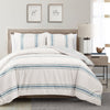 Farmhouse Stripe 100% Cotton Duvet Cover Set