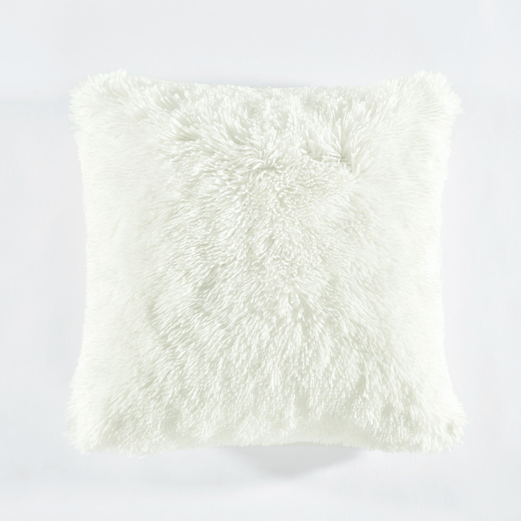 White fur on sale euro pillows