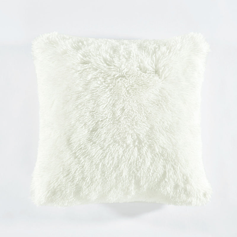 Accent Pillow-Plush Fur White 20X20