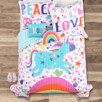 Unicorn Rainbow Quilt Set