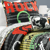 Rock N Roll Reversible Quilt Set