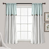 Linen Button Window Curtain Panel