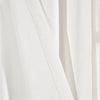 Linen Button Pinched Pleat Window Curtain Panel