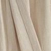 Linen Button Pinched Pleat Window Curtain Panel