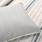 Farmhouse Stripe Reversible Cotton Quilt Set