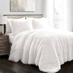 Emma Faux Fur Comforter Set