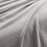 Waffle Cotton Knit Tassel Fringe Blanket/Coverlet