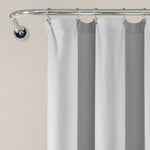 Tulle Skirt Colorblock Shower Curtain