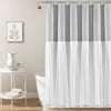 Tulle Skirt Colorblock Shower Curtain