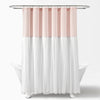 Tulle Skirt Colorblock Shower Curtain