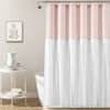 Tulle Skirt Colorblock Shower Curtain