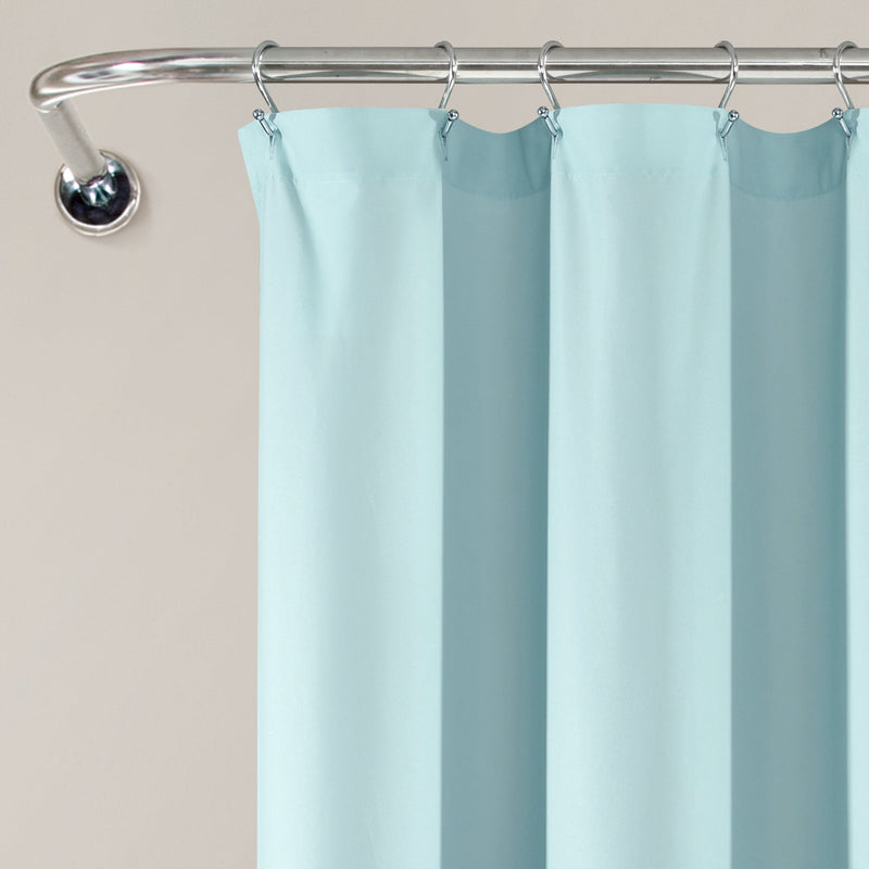 Tulle Skirt Colorblock Shower Curtain