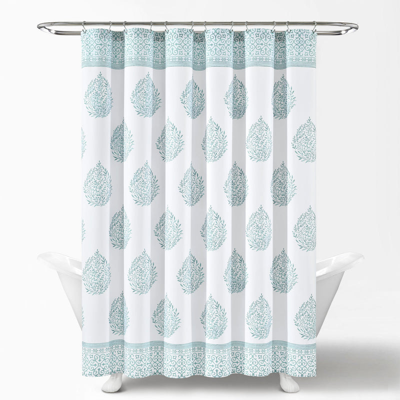 Teardrop Leaf Shower Curtain