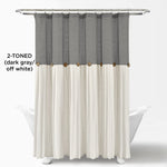 Linen Button Shower Curtain
