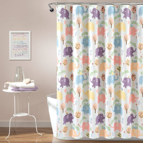 Hygge Elephant Shower Curtain