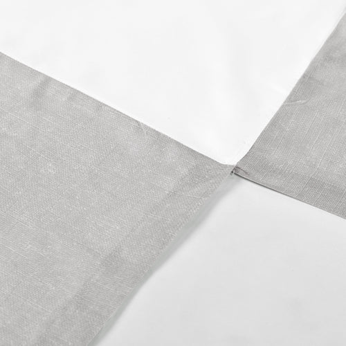 Printed Linen Textured Solid Crib Skirt