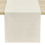 Farmhouse Ticking Stripe Yarn Dyed Table Runner