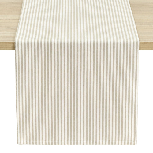 Farmhouse Ticking Stripe Yarn Dyed Table Runner