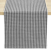 Gingham Check Yarn Dyed Table Runner