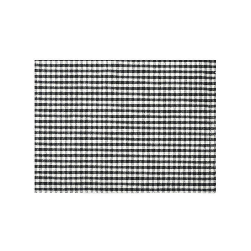 Gingham Check Yarn Dyed Placemat 4-Pack Set