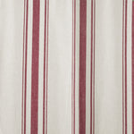 Farmhouse Stripe Yarn Dyed Recycled Cotton Window Curtain Panel Set