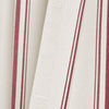 Farmhouse Stripe Yarn Dyed Recycled Cotton Window Curtain Panel Set