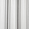 Farmhouse Stripe Yarn Dyed Recycled Cotton Window Curtain Panel Set