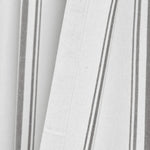 Farmhouse Stripe Yarn Dyed Recycled Cotton Window Curtain Panel Set