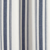 Farmhouse Stripe Yarn Dyed Recycled Cotton Window Curtain Panel Set