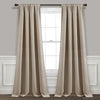 Insulated Rod Pocket Blackout Curtain Panel Set