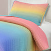 Rainbow Ombre Quilt Set