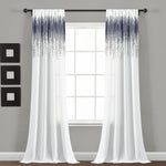 Shimmer Sequins Window Curtain Panel Set