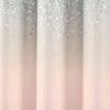 Glitter Ombre Metallic Print Shower Curtain