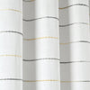 Ombre Stripe Yarn Dyed Cotton Shower Curtain