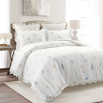 Livia Flora Silver-Infused Antimicrobial Comforter 5 Piece Set
