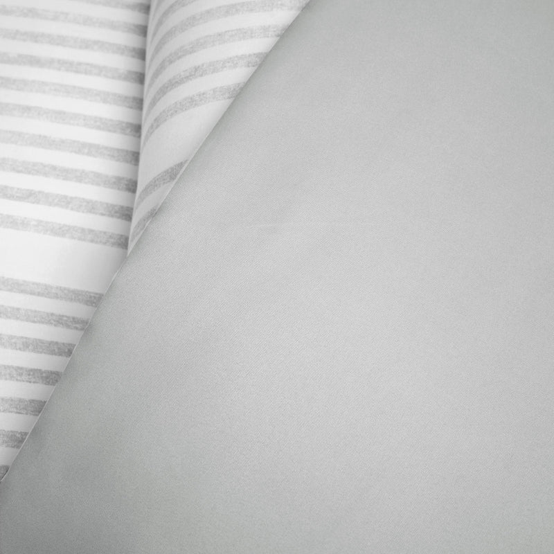Drew Stripe Silver-Infused Antimicrobial Comforter 5 Piece Set