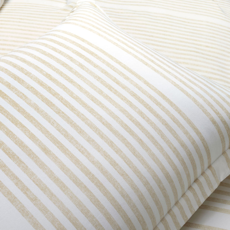 Drew Stripe Silver-Infused Antimicrobial Comforter 5 Piece Set