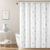 Livia Flora Silver-Infused Antimicrobial Shower Curtain