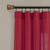 Linen Button Window Curtain Panel
